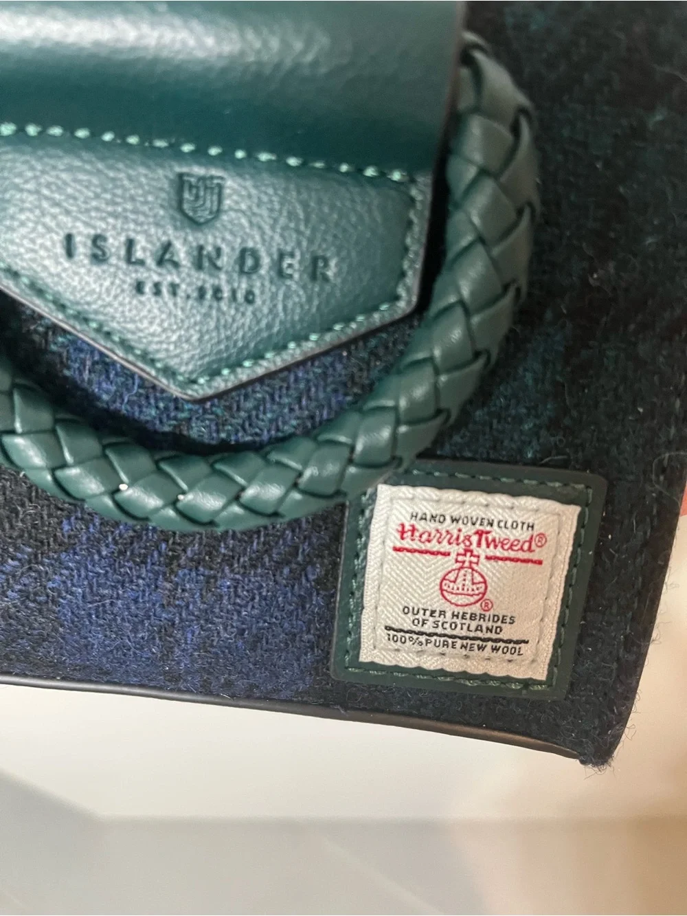 Islander mini Arran tote, black watch plaid - Picture 2 of 14